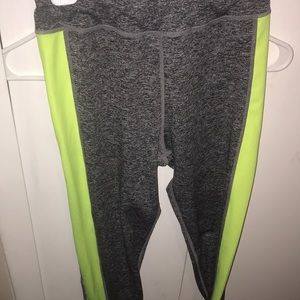 Leggings green and gray